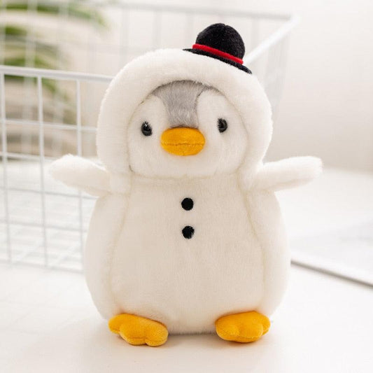 Mini Pinguïn Knuffel Met Outfit Zachte Pluche - KidsKorner