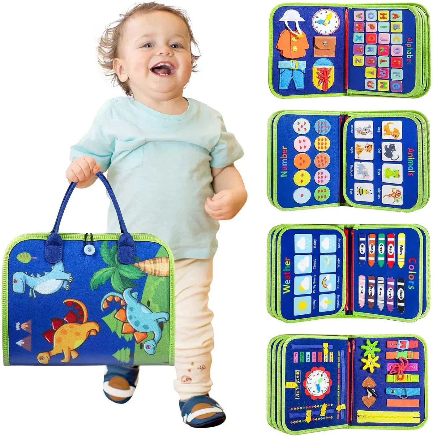 Montessori Activiteitenboek - Busy Book - Peuters 2 Tot 4 Jaar - KidsKorner