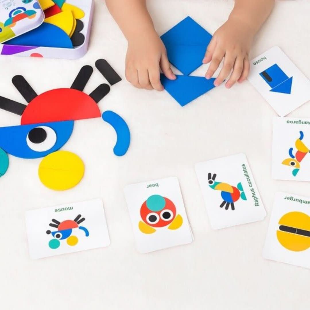 Montessori Educatieve Puzzelbox - 3 Tot 6 Jaar - KidsKorner