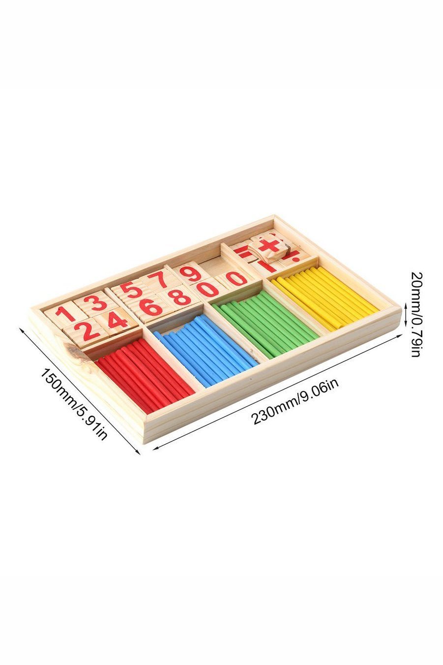 Montessori Rekenspel Met Telstokjes – Tellen En Rekenen Leren - KidsKorner