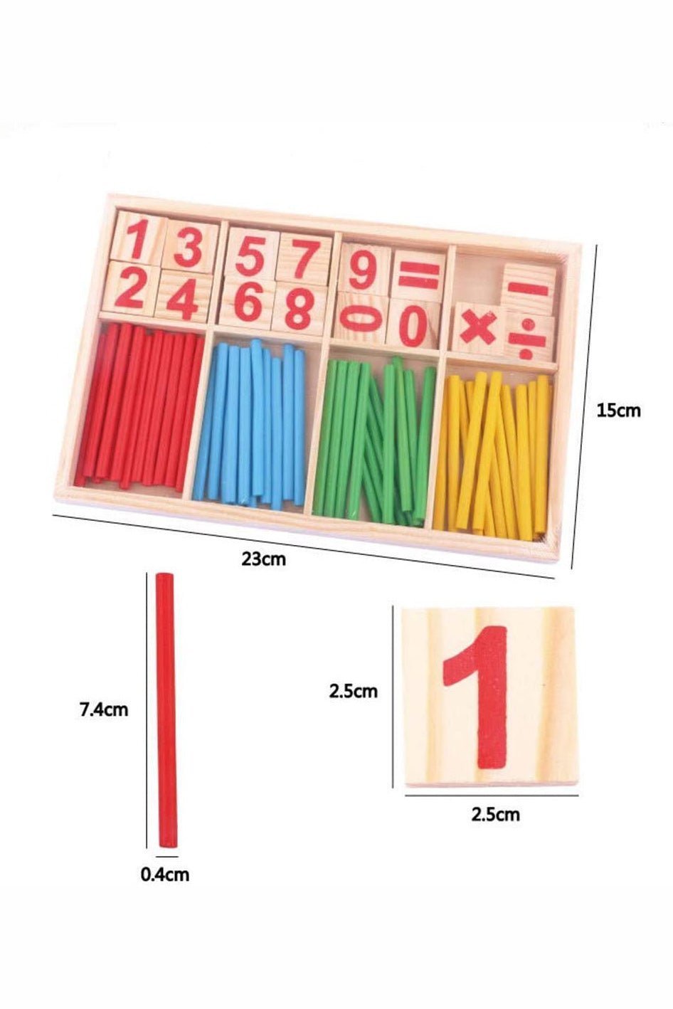 Montessori Rekenspel Met Telstokjes – Tellen En Rekenen Leren - KidsKorner