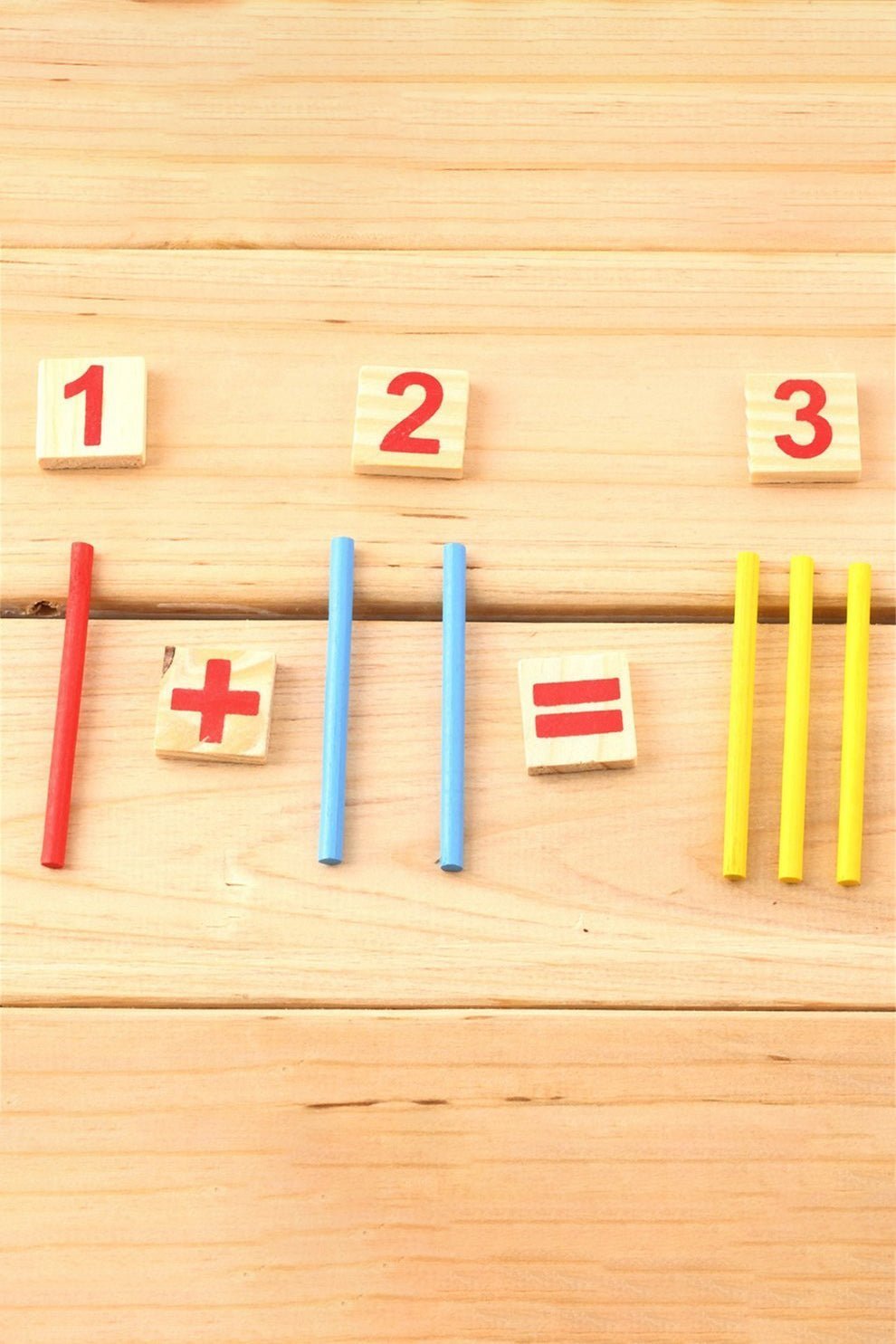 Montessori Rekenspel Met Telstokjes – Tellen En Rekenen Leren - KidsKorner