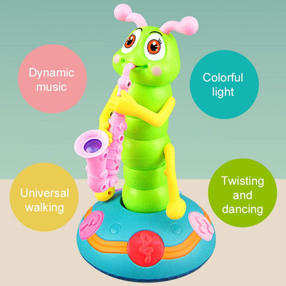 Muziek Speelgoed Rups Met Saxofoon - Dansend Peuterspeelgoed - KidsKorner