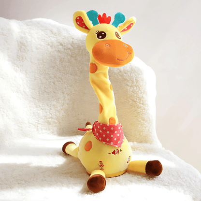 Muzikale Knuffel Giraffe - Zachte Baby Knuffel Met Geluid - 0+ Maanden - KidsKorner