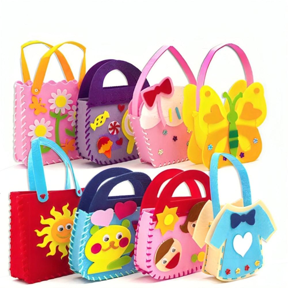 Naaiset Voor Kinderen - DIY Handtas Knutselset - 6 Tot 12 Jaar - KidsKorner