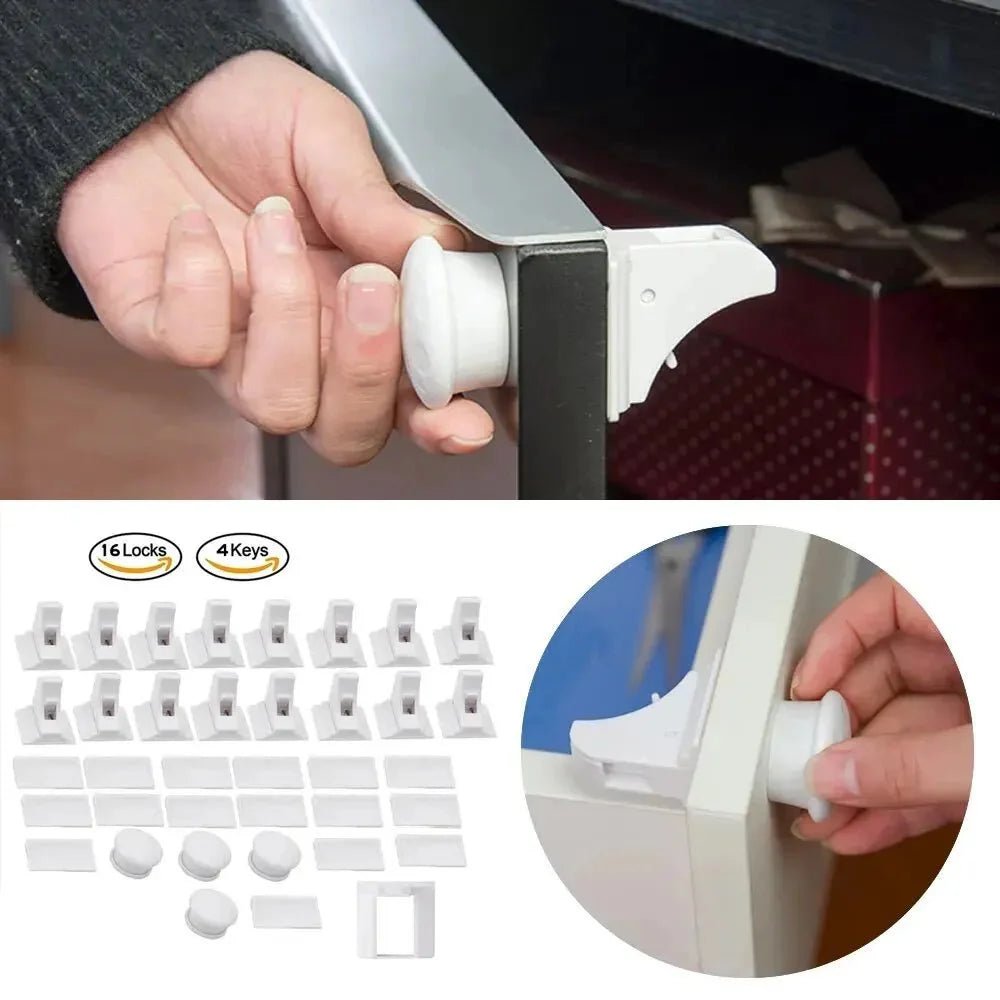 Onzichtbaar Magnetisch Kinderslot Voor Kastjes En Lades - KidsKorner