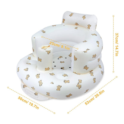 Opblaasbare Babystoel Met Rugsteun – Baby Zitstoel - KidsKorner