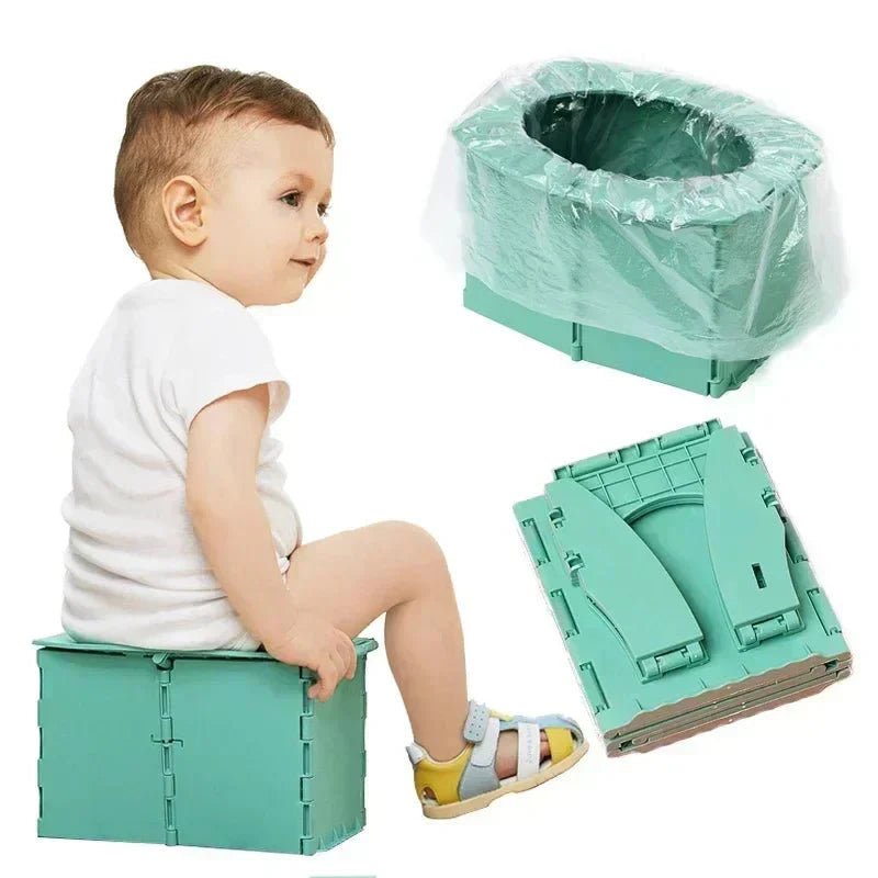 Opvouwbaar Reispotje 2 - in - 1 Met Toiletverkleiner - KidsKorner