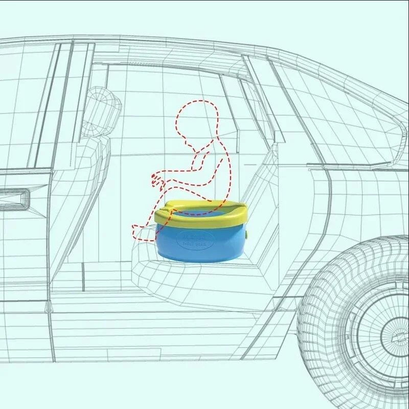 Opvouwbaar Reispotje Voor Peuters – Compact & Licht - KidsKorner