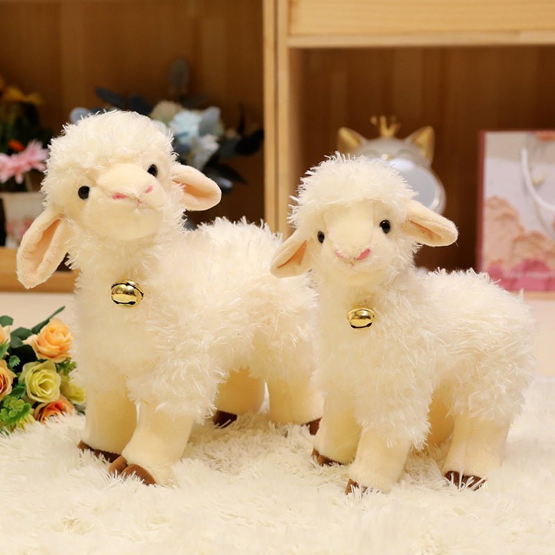 Pluche Lam Knuffel Met Bel – Realistisch Speelgoed Dier Voor Kinderen - KidsKorner
