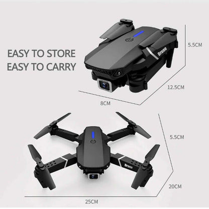 RC Drone Met Camera Voor Kinderen | Opvouwbaar WiFi FPV Live Beeld 4K - KidsKorner
