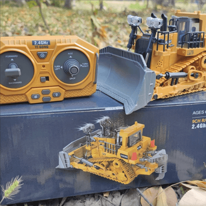 RC Graafmachine Met Afstandsbediening | Hydraulische Bediening, 9 - Kanaals, 1:24 - KidsKorner