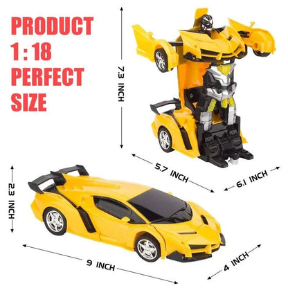 RC Transformeerbare Robot Auto Met Afstandsbediening - KidsKorner