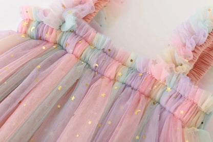 RegenBoogra Unicorn Tutu Jurk - Prinsessenjurk Meisjes - KidsKorner