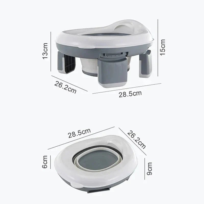 ReisVivo Opvouwbaar Kinderpotje - Toiletverkleiner 2 in 1 - KidsKorner