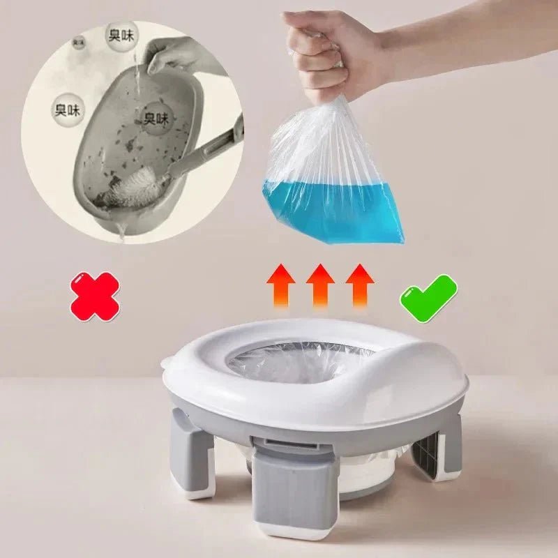 ReisVivo Opvouwbaar Kinderpotje - Toiletverkleiner 2 in 1 - KidsKorner