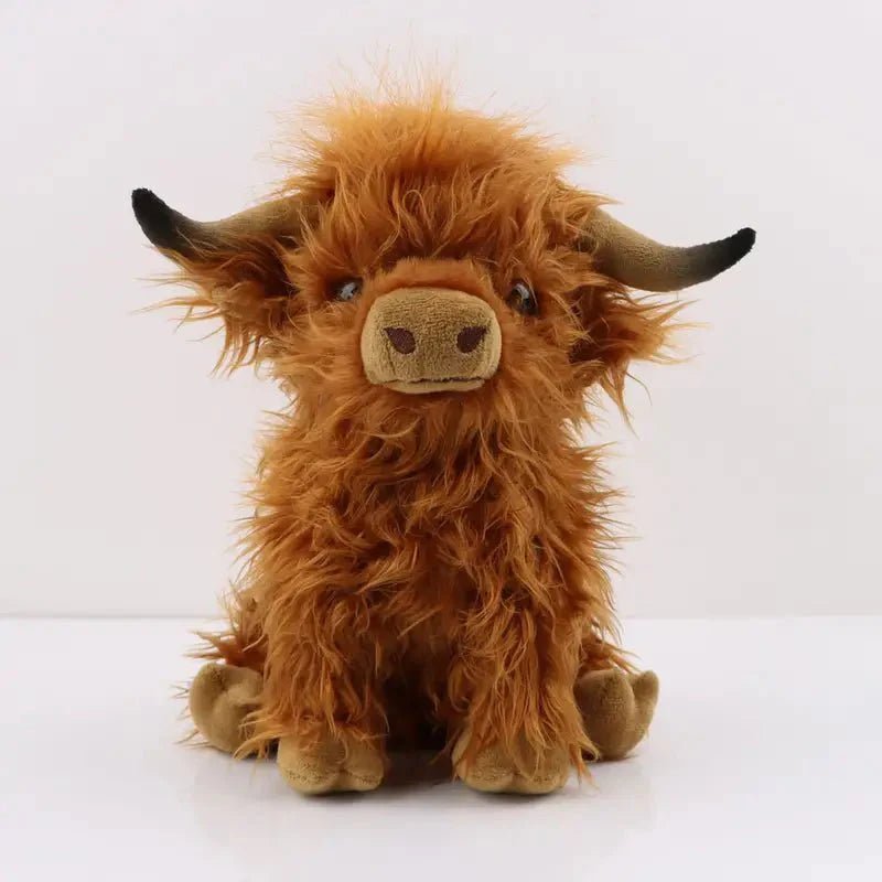 Schotse Hooglander Knuffel Koe Realistisch | Zachte Pluche Voor Alle Leeftijden - KidsKorner