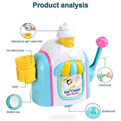 Schuimijsjes Bubbelmachine - Badspeelgoed - KidsKorner