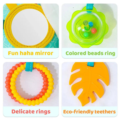 SnuffelRing Sensorisch Babyspeeltje - Wagenhanger Rammelaar - KidsKorner