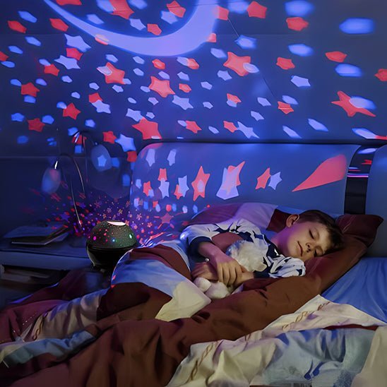 Sterren Projector Nachtlamp Kind – Sterrenhemel Nachtlampje - KidsKorner