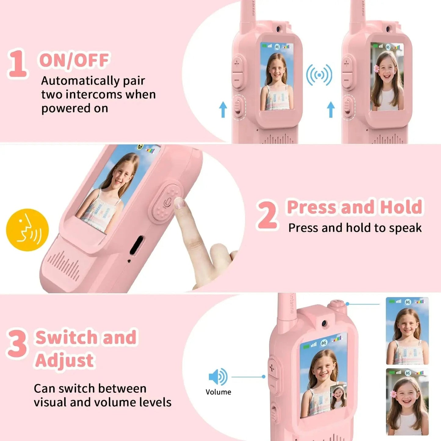 Video Walkie Talkie Voor Kinderen - Met Scherm - KidsKorner