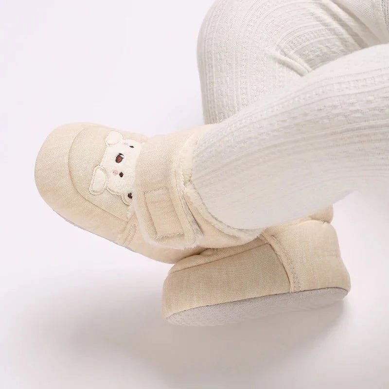 Warme Baby Winterslofjes Antislip Met Klittenband - KidsKorner