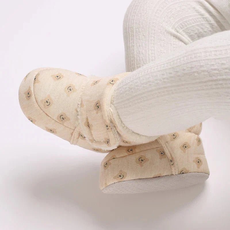 Warme Baby Winterslofjes Antislip Met Klittenband - KidsKorner