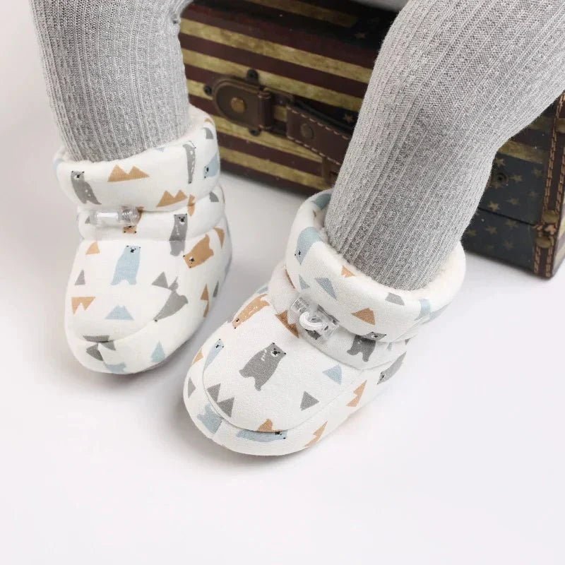 Warme Baby Winterslofjes Antislip Met Klittenband - KidsKorner