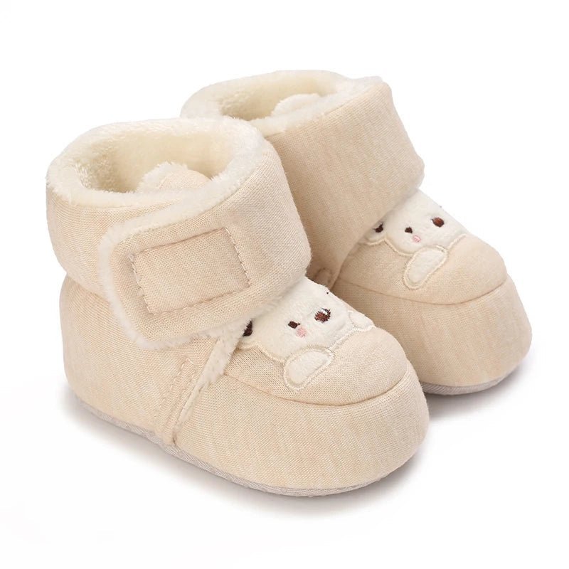 Warme Baby Winterslofjes Antislip Met Klittenband - KidsKorner