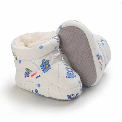 Warme Baby Winterslofjes Antislip Met Klittenband - KidsKorner