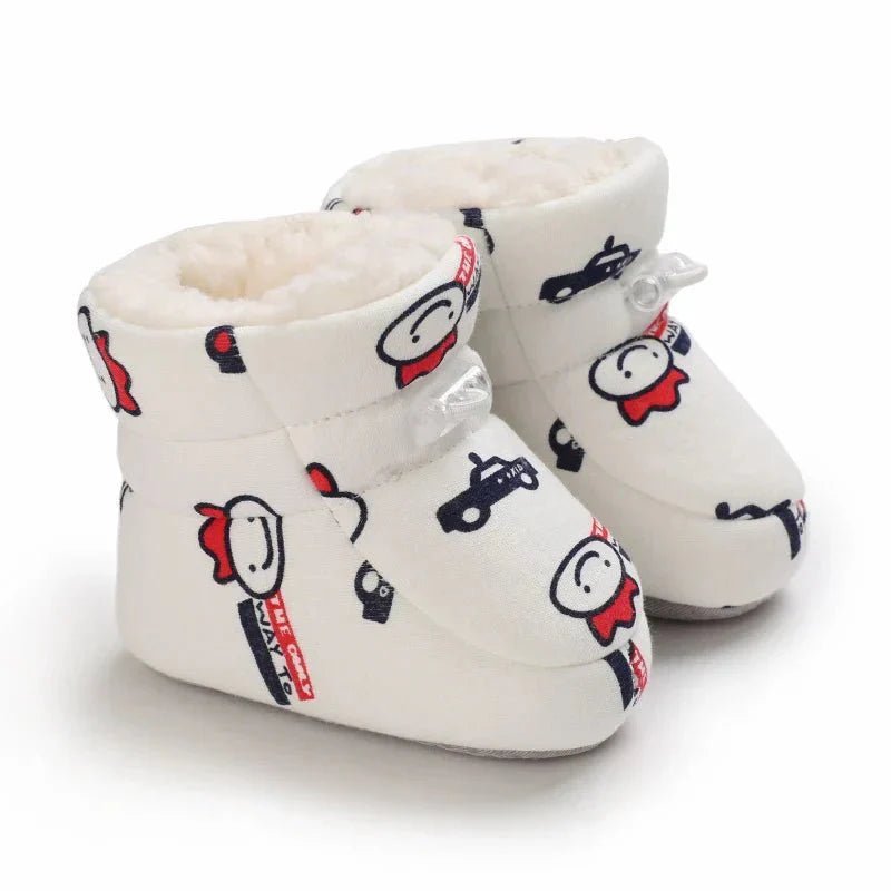 Warme Baby Winterslofjes Antislip Met Klittenband - KidsKorner