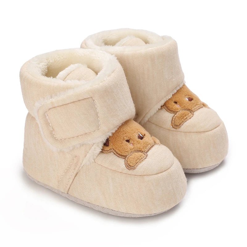 Warme Baby Winterslofjes Antislip Met Klittenband - KidsKorner