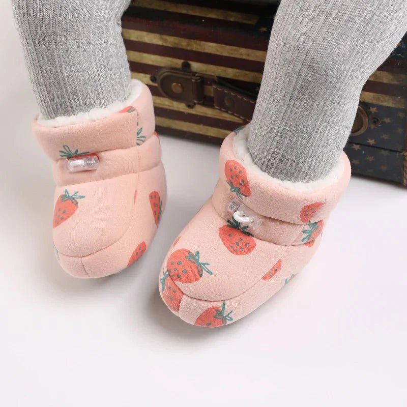 Warme Baby Winterslofjes Antislip Met Klittenband - KidsKorner