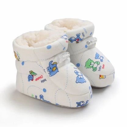 Warme Baby Winterslofjes Antislip Met Klittenband - KidsKorner