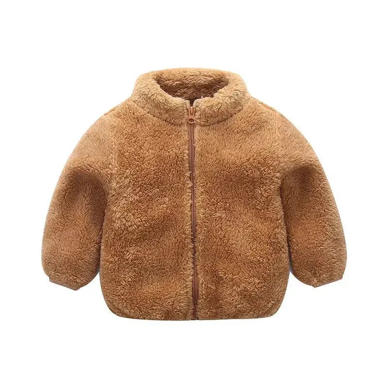Warme Fleece Peuterjas Met Rits - KidsKorner