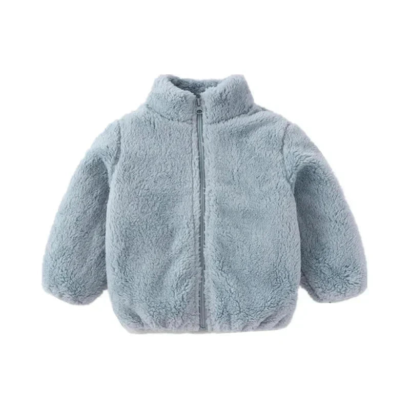 Warme Fleece Peuterjas Met Rits - KidsKorner
