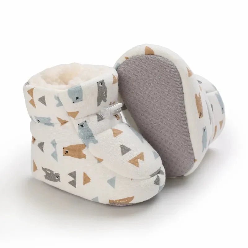 WarmFeet Babyschoentjes - Antislip Winterslofjes voor Koude Dagen - KidsKorner