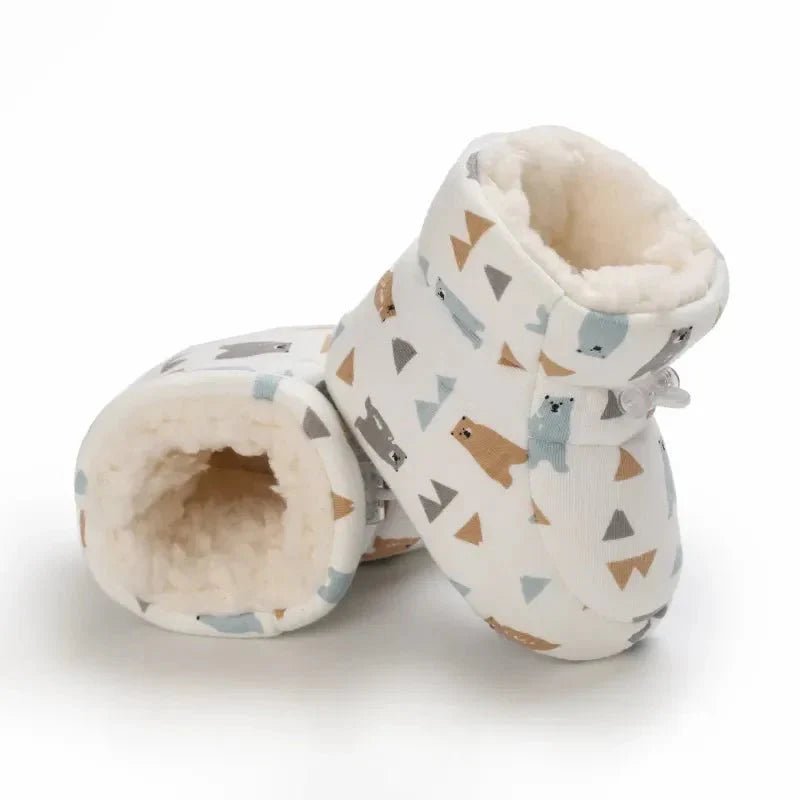 WarmFeet Babyschoentjes - Antislip Winterslofjes voor Koude Dagen - KidsKorner