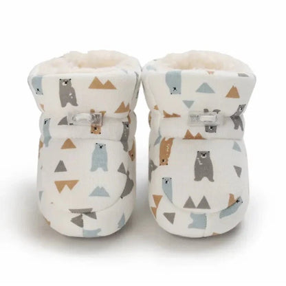 WarmFeet Babyschoentjes - Antislip Winterslofjes voor Koude Dagen - KidsKorner