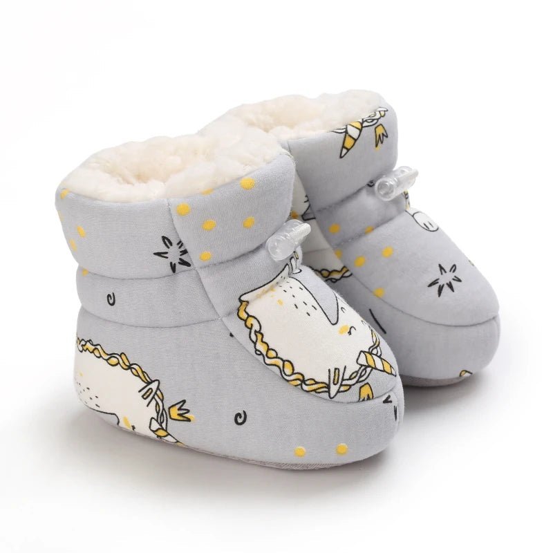 WarmFeet Babyschoentjes - Antislip Winterslofjes voor Koude Dagen - KidsKorner