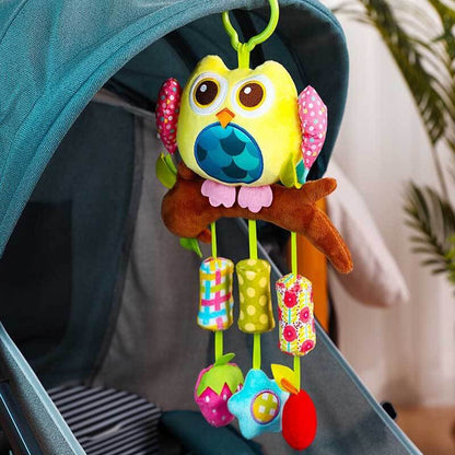 WiegVriend Kinderwagenhanger - Boxhanger Met Rammelaar - KidsKorner