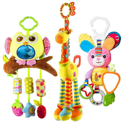WiegVriend Kinderwagenhanger - Boxhanger Met Rammelaar - KidsKorner