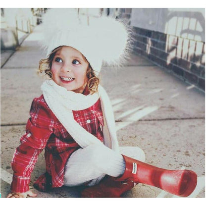 WinterWolk Pomponmuts Kind - Babymuts Peutermuts - 1 t/m 6 jaar - KidsKorner